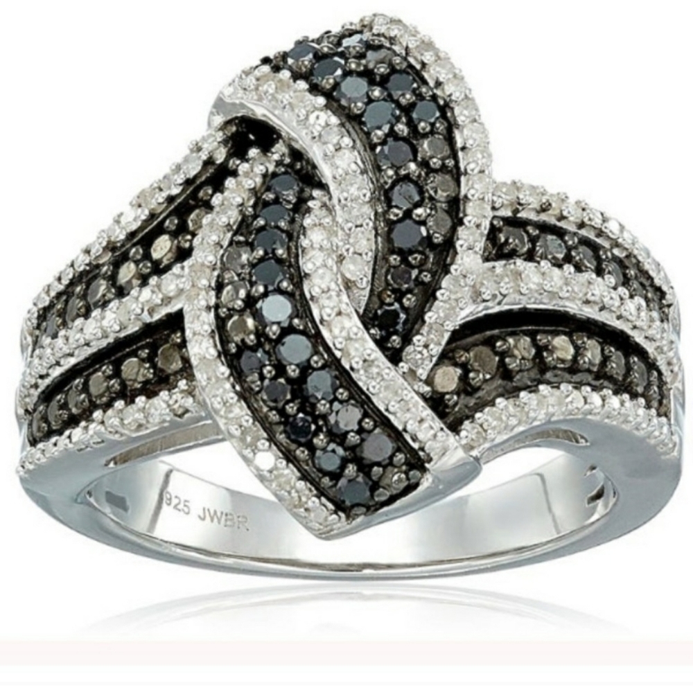SOLD Black Onyx Knot Ring